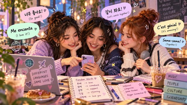 Penggemar internasional membandingkan istilah fandom dalam berbagai bahasa